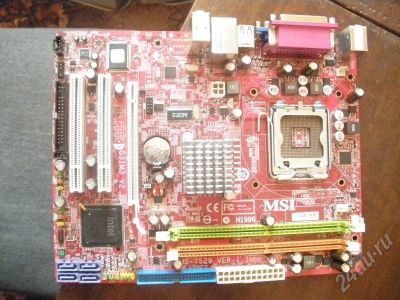 Лот: 164859. Фото: 1. Не исправная MSI G31M3 V2. Материнские платы