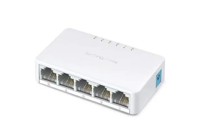 Лот: 20078398. Фото: 1. Коммутатор Mercusys MS105 (5-port... Видеонаблюдение