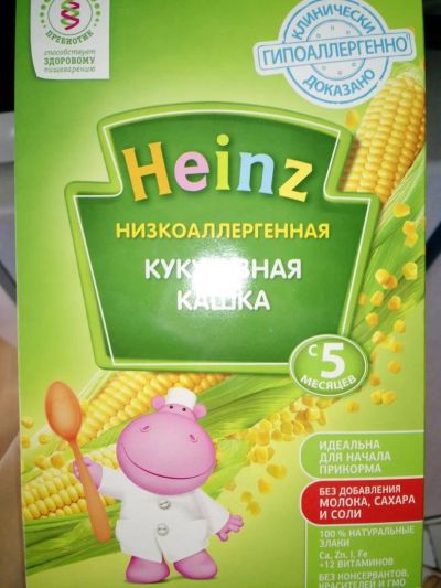 Лот: 9286063. Фото: 1. Детская каша кукурузная безмолочная. Детская гигиена