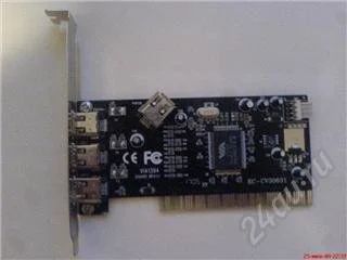 Лот: 79103. Фото: 1. Плата PCI 1394. Платы расширения, контроллеры, доп. порты