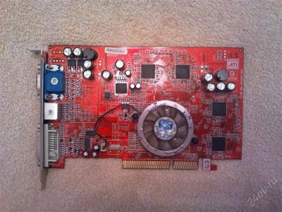 Лот: 1503847. Фото: 1. Видеокарта ati radeon 9550. Видеокарты