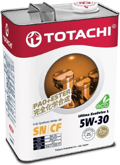 Лот: 20373344. Фото: 1. TOTACHI Ultima EcoDrive L Synthetic... Масла, жидкости