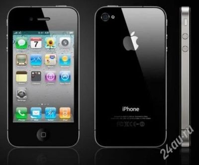 Лот: 1073723. Фото: 1. IPHONE 4G 32GB Black (NEVERLOCK... Кнопочные мобильные телефоны