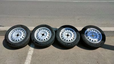 Лот: 22713903. Фото: 1. Колеса летние R14 4x100 Белшина... Шины на дисках