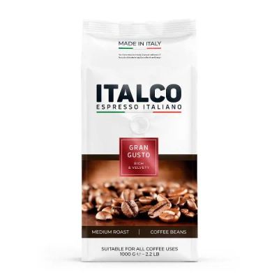 Лот: 24513843. Фото: 1. Кофе в зернах Italco Gran Gusto... Чай, кофе, какао