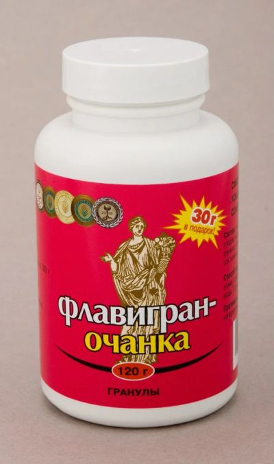 Лот: 7021651. Фото: 1. Флавигран-Очанка 120гр. Антисептики, защитные средства, медицинские маски