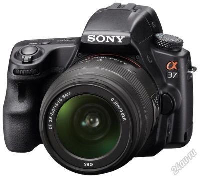 Лот: 5900107. Фото: 1. Sony Alpha SLT-A37K Kit 18-55mm. Цифровые зеркальные