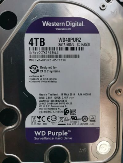 Лот: 19089495. Фото: 1. Жёсткий диск HDD Western Digital... Жёсткие диски (HDD)