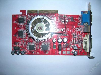 Лот: 1352055. Фото: 1. AGP Ati radeon 9600XT 128mb ddr2... Видеокарты