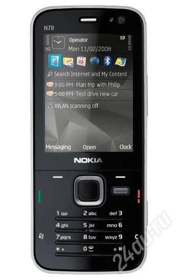 Лот: 677671. Фото: 1. Продам Nokia N78 Black. Смартфоны