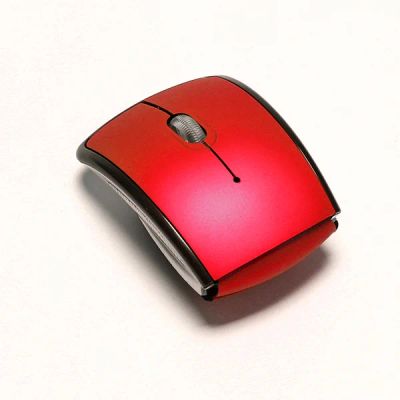 Лот: 4817532. Фото: 1. Беспроводная мышка, красная USB... Клавиатуры и мыши