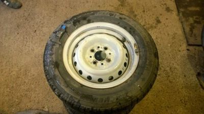 Лот: 5075408. Фото: 1. R13 175/7 Michelin (на дисках... Шины на дисках