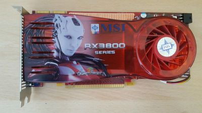 Лот: 9966923. Фото: 1. MSI Radeon HD3870 512MB gddr4. Видеокарты