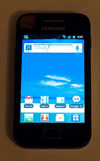 Лот: 11958265. Фото: 1. Смартфон Samsung Galaxy Ace GT-S5830... Смартфоны