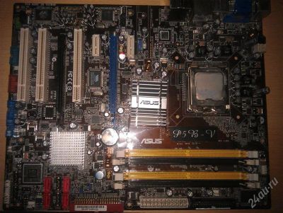 Лот: 2820119. Фото: 1. Продам мать+проц asus-intel core... Материнские платы