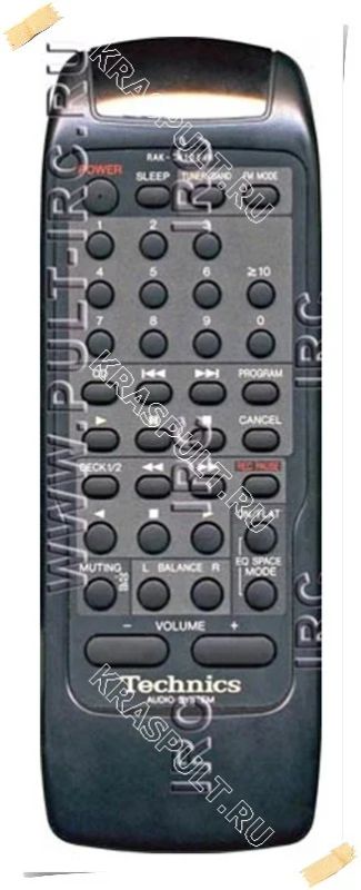 Лот: 16105457. Фото: 1. Пульт TECHNICS RAK-CH101WH. Пульты ДУ