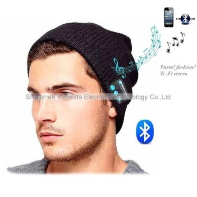 Лот: 8320549. Фото: 1. Шапка черная Bluetooth. Головные уборы