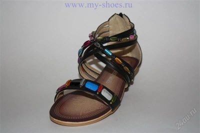 Лот: 1554770. Фото: 1. Новые сандали с камнями - размер... Сандалии