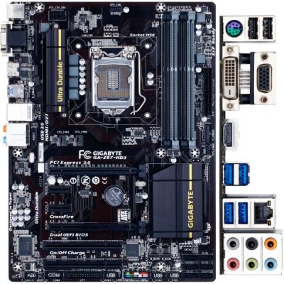 Лот: 9609818. Фото: 1. Материнская плата Gigabyte GA-Z87-HD3. Материнские платы