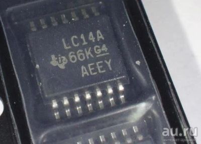 Лот: 13200323. Фото: 1. 74LC14 корпус TSSOP-14. Микросхемы