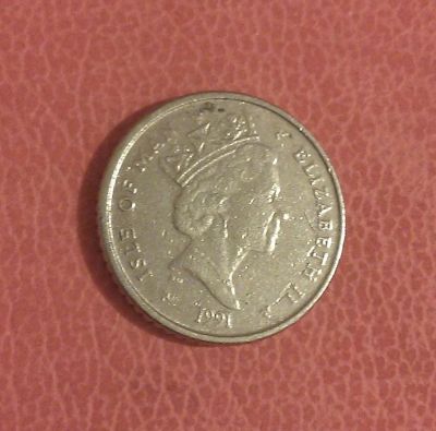 Лот: 7155614. Фото: 1. 5 пенсов 1991 года. Остров Мэн... Великобритания и острова