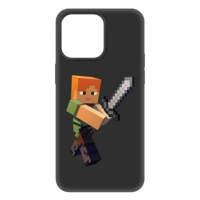 Лот: 25544282. Фото: 1. Чехол Krutoff Soft Case Minecraft... Чехлы, бамперы