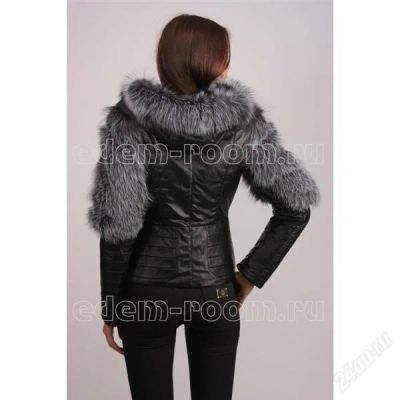 Лот: 2595126. Фото: 1. Пуховик кожаный. Верхняя одежда
