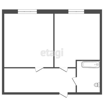 Лот: 25297315. Фото: 1. 1-комн. квартира , Красноярск... Квартиры, студии