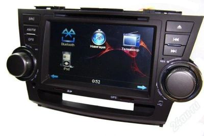 Лот: 2959592. Фото: 1. Штатная магнитола Toyota Highlander. Автомагнитолы