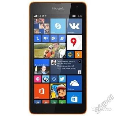 Лот: 5691435. Фото: 1. Сенсорный экран Microsoft 535... Дисплеи, дисплейные модули, тачскрины