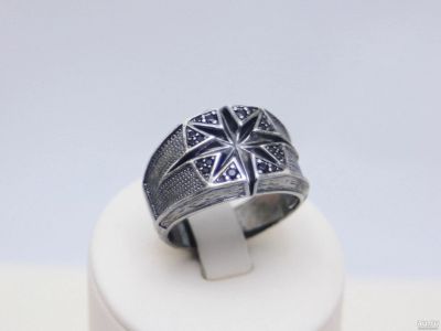 Лот: 12321465. Фото: 1. СЕРЕБРЯНОЕ КОЛЬЦО 10,60 ГРАММ. Кольца, перстни