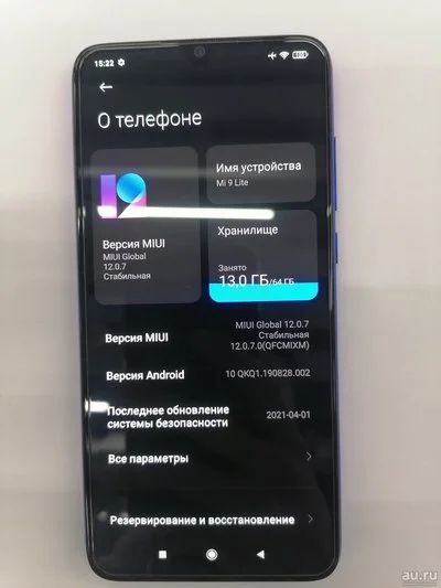 Лот: 17796394. Фото: 1. Xiaomi mi 9 lite 6/64 гб. Смартфоны
