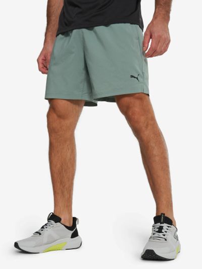 Лот: 25112468. Фото: 1. Шорты мужские PUMA, Зеленый. Шорты