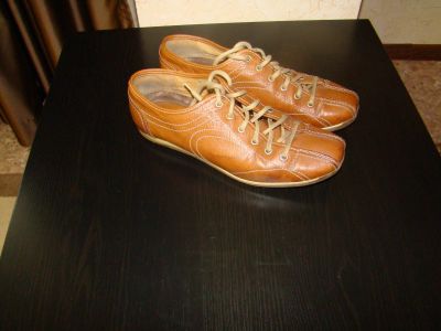 Лот: 12044549. Фото: 1. Продам мужские кожаные туфли итальянской... Туфли