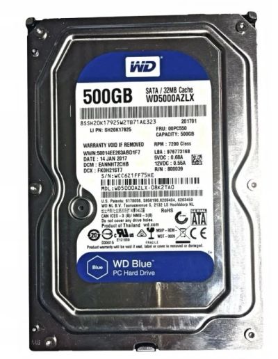 Лот: 15198782. Фото: 1. Жесткий диск WD 500Gb. Жёсткие диски (HDD)