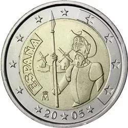 Лот: 9629650. Фото: 1. Испания 2 евро 2005г. Дон Кихот... Европа