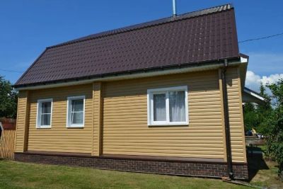 Лот: 16779654. Фото: 1. Сайдинг Docke D 4,5 "Карамель... Фасадные материалы, сайдинг