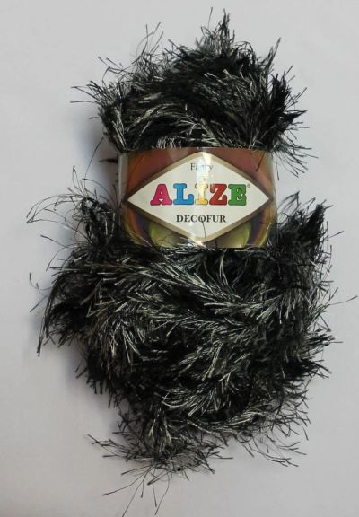 Лот: 8140535. Фото: 1. Пряжа Alize decofur травка цв-1378... Ткани, нитки, пряжа