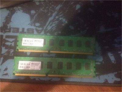 Лот: 10290606. Фото: 1. Оперативная память DDR 3 2 планки... Оперативная память