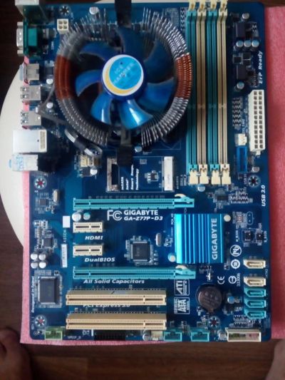 Лот: 10813066. Фото: 1. Gigabyte GA-Z77P-D3 rev. 1.1... Комплекты запчастей
