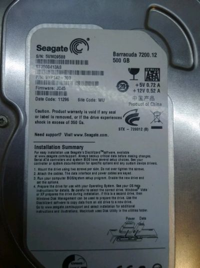 Лот: 12832483. Фото: 1. 163 неисправный жесткий диск Seagate... Жёсткие диски (HDD)
