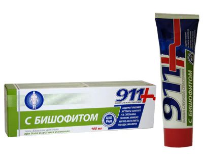 Лот: 23719073. Фото: 1. 911 гель-бальзам с бишофитом 100... Лекарства