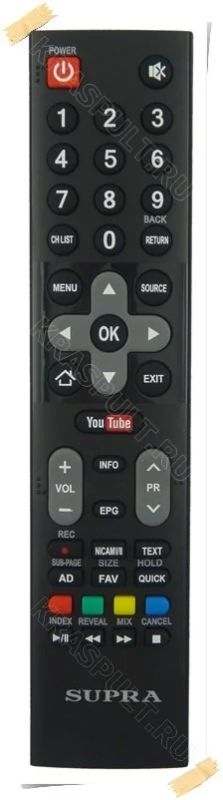 Лот: 15907549. Фото: 1. Пульт SUPRA STV-LC32ST1000W, STV-LC40ST1000F... Пульты ДУ