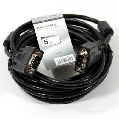 Лот: 7076937. Фото: 1. Кабель VGA - VGA 10 м, TV-COM... Шлейфы, кабели, переходники