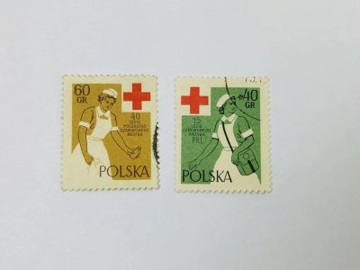 Лот: 23964344. Фото: 1. 40-я годовщина Красного Креста... Марки