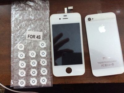 Лот: 12567727. Фото: 1. Задняя крышка apple iPhone 4S... Дисплеи, дисплейные модули, тачскрины
