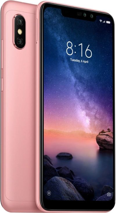 Лот: 12316635. Фото: 1. Xiaomi Redmi Note 6 Pro 32Gb Розовое... Смартфоны