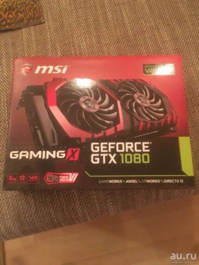 Лот: 13365590. Фото: 1. MSI GeForce GTX 1080-gaming-X-8G. Видеокарты
