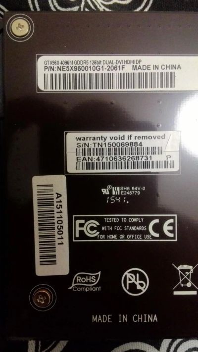 Лот: 8185418. Фото: 1. Palit GeForce GTX 960. Видеокарты