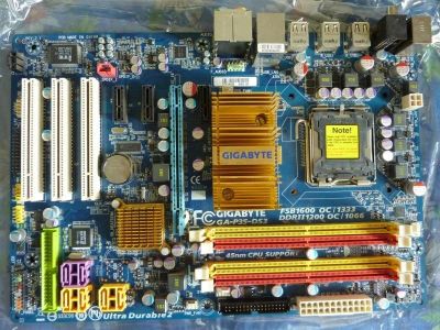 Лот: 787328. Фото: 1. Gigabyte GA-P35-DS3. Материнские платы